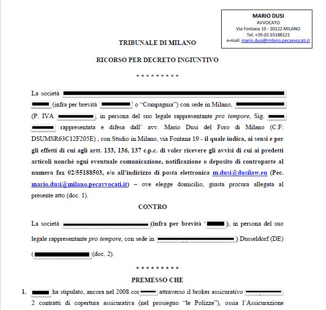 LA VERIFICA DELLA GIURISDIZIONE ALL’ATTO DELL’EMISSIONE DI DECRETO INGIUNTIVO: REGOLAMENTI COMUNITARI, DIRITTO INTERNAZIONALE PRIVATO ITALIANO E NECESSITA’ DI RIFORMA