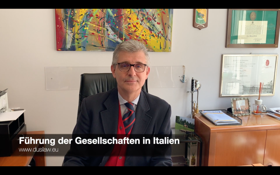 Italienisches Recht in 180 Sekunden“: Die Verwaltung einer GmbH in Italien: Risiken und Unterschiede zum deutschen System